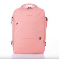 Σακίδιο Πλάτης Ταξιδίου ORMI 5557 με Επέκταση – Αδιάβροχο Backpack 35L για Laptop & Ταξίδια (43x30x20+5cm) Ροζ