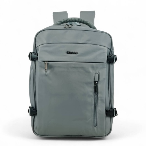 Σακίδιο Πλάτης Ταξιδίου 40×30×20cm (+5cm) για Laptop 15.6” ORMI 9178 | Προσωπικό Αντικείμενο Αεροπορικών. Γκρι