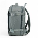 Σακίδιο Πλάτης Ταξιδίου 40×30×20cm (+5cm) για Laptop 15.6” ORMI 9178 | Προσωπικό Αντικείμενο Αεροπορικών. Γκρι