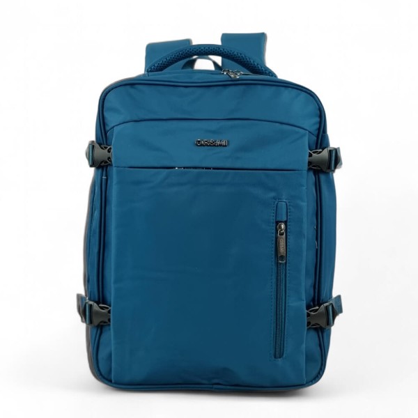 Σακίδιο Πλάτης Ταξιδίου 40×30×20cm (+5cm) για Laptop 15.6” ORMI 9178 | Προσωπικό Αντικείμενο Αεροπορικών. Μπλε 