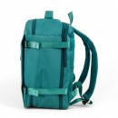 Σακίδιο Πλάτης Ταξιδίου 40×30×20cm (+5cm) για Laptop 15.6” ORMI 9178 | Προσωπικό Αντικείμενο Αεροπορικών. Πρασινο