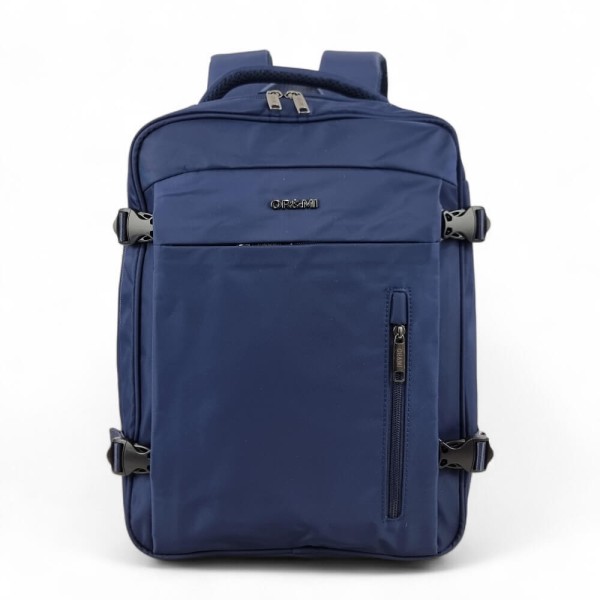 Σακίδιο Πλάτης Ταξιδίου 40×30×20cm (+5cm) για Laptop 15.6” ORMI 9178 | Προσωπικό Αντικείμενο Αεροπορικών. Μπλε Σκουρο