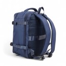 Σακίδιο Πλάτης Ταξιδίου 40×30×20cm (+5cm) για Laptop 15.6” ORMI 9178 | Προσωπικό Αντικείμενο Αεροπορικών. Μπλε Σκουρο