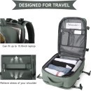 Σακίδιο Πλάτης Ταξιδίου 43x30x20 + 5cm Επέκταση Playbags Collection PS2811. Max 32lt. Πράσινο