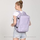 Σακίδιο Πλάτης Ταξιδίου 43x30x20 + 5cm Επέκταση Playbags Collection PS2811. Max 32lt.Λιλά