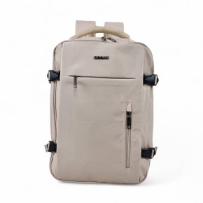 ΣΑΚΙΔΙΟ ΠΛΑΤΗΣ ΤΑΞΙΔΙΟΥ 40X30X20 ORMI 12381 – PERSONAL ITEM 25L ΜΕ ΘΗΚΗ LAPTOP 15.6″ Μπεζ