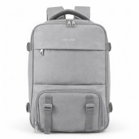 ΣΑΚΙΔΙΟ ΠΛΑΤΗΣ ORMI 5111 43X30X16-26CM MAX 33L ΜΕ VACUUM COMPRESSION & ΘΗΚΗ LAPTOP 16″ Γκρι