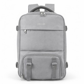 ΣΑΚΙΔΙΟ ΠΛΑΤΗΣ ORMI 5111 43X30X16-26CM MAX 33L ΜΕ VACUUM COMPRESSION & ΘΗΚΗ LAPTOP 16″ Γκρι