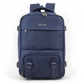 ΣΑΚΙΔΙΟ ΠΛΑΤΗΣ ORMI 5111 43X30X16-26CM MAX 33L ΜΕ VACUUM COMPRESSION & ΘΗΚΗ LAPTOP 16″ Μπλε