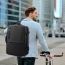 Σακίδιο Πλάτης Ταξιδίου 45x30x15cm Αδιάβροχο USB Laptop 15,6″ Ανατομικοί Ιμάντες Ώμου Μαύρο — PlayBags PS1904