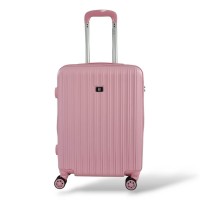 Σκληρή Βαλίτσα Καμπίνας 55x40x20 +5cm Επέκταση PLAYBAGS PS063C. Max 50lt. Ροζ
