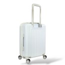 Σκληρή Βαλίτσα Καμπίνας 55x40x20 +5cm Επέκταση PLAYBAGS PS063C. Max 50lt. Ασπρο