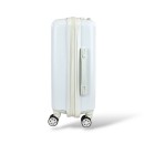 Σκληρή Βαλίτσα Καμπίνας 55x40x20 +5cm Επέκταση PLAYBAGS PS063C. Max 50lt. Ασπρο