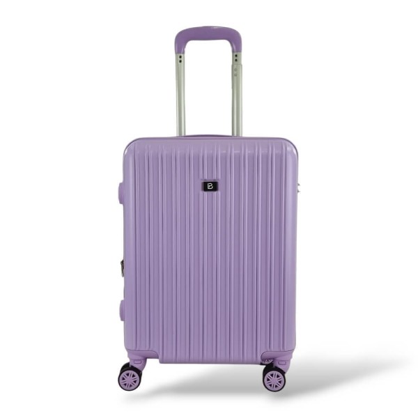 Σκληρή Βαλίτσα Καμπίνας 55x40x20 +5cm Επέκταση PLAYBAGS PS063C. Max 50lt. Λιλα