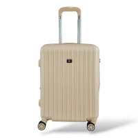 Σκληρή Βαλίτσα Καμπίνας 55x40x20 +5cm Επέκταση PLAYBAGS PS063C. Max 50lt. Μπεζ