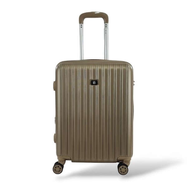 Σκληρή Βαλίτσα Καμπίνας 55x40x20 +5cm Επέκταση PLAYBAGS PS063C. Max 50lt. Χρυσο