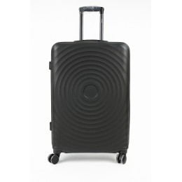 Σκληρή Πολυπροπυλένια Μεσαια Βαλίτσα Ταξιδίου 65x41x27cm σε Μαύρο – Luggage