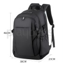 ΕΠΑΓΓΕΛΜΑΤΙΚΟ ΣΑΚΙΔΙΟ ΠΛΑΤΗΣ, USB, LAPTOP  PLAYBAGS Διαστάσεις: 46x30x23. ΜΑΥΡΟ 