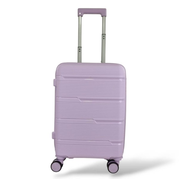 Σκληρή Βαλίτσα Καμπίνας Πολυπροπυλένιο PLAYBAGS BK0167 (55x38x20) 38lt Λιλα