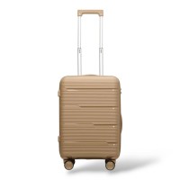 Σκληρή Βαλίτσα Καμπίνας Πολυπροπυλένιο PLAYBAGS BK0167 (55x38x20) 38lt Καμελ