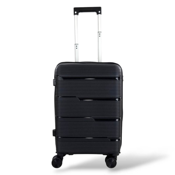 Σκληρή Βαλίτσα Καμπίνας Πολυπροπυλένιο PLAYBAGS BK0167 (55x38x20) 38lt Μαυρο