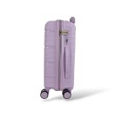 Σκληρή Βαλίτσα Καμπίνας Πολυπροπυλένιο PLAYBAGS BK0167 (55x38x20) 38lt Ροζ/Χρυσο