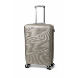 Βαλίτσα Καμπίνας ABS 55cm με 4 Ρόδες 360° και Κλειδαριά Ασφαλείας