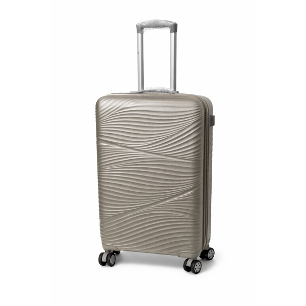 Βαλίτσα Καμπίνας ABS 55cm με 4 Ρόδες 360° και Κλειδαριά Ασφαλείας