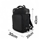 ΕΠΑΓΓΕΛΜΑΤΙΚΟ ΣΑΚΙΔΙΟ ΠΛΑΤΗΣ ΤΑΞΙΔΙΟΥ ΜΕ ΕΠΕΚΤΑΣΗ ORMI 5727 (43X30X20+8CM) – ΕΩΣ 36LT ΧΩΡΗΤΙΚΟΤΗΤΑ