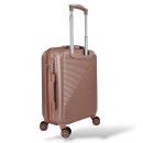 *LIMITED EDITION* ΣΚΛΗΡΗ ΒΑΛΙΤΣΑ ΚΑΜΠΙΝΑΣ 55X40X20 +5CM ΕΠΕΚΤΑΣΗ & ΣΑΚΙΔΙΟ ΠΛΑΤΗΣ ΤΑΞΙΔΙΟΥ 40X30X20 PLAYBAGS PS705C-SET2. ΡΟΖ/ΧΡΥΣΟ