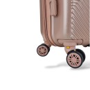 *LIMITED EDITION* ΣΚΛΗΡΗ ΒΑΛΙΤΣΑ ΚΑΜΠΙΝΑΣ 55X40X20 +5CM ΕΠΕΚΤΑΣΗ & ΣΑΚΙΔΙΟ ΠΛΑΤΗΣ ΤΑΞΙΔΙΟΥ 40X30X20 PLAYBAGS PS705C-SET2. ΡΟΖ/ΧΡΥΣΟ