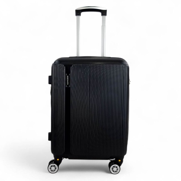 ΣΚΛΗΡΗ ΒΑΛΙΤΣΑ ΚΑΜΠΙΝΑΣ 55X36X22 +5CM ΕΠΕΚΤΑΣΗ PLAYBAGS PS802-20 (MAX 52LT) ΜΑΥΡΟ