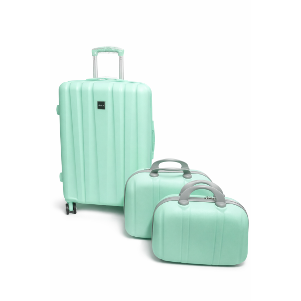 Σετ Μεσαία Βαλίτσα 65εκ & 2 Νεσεσέρ ABS – 3 Τεμαχίων