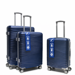 Βαλίτσες Σετ 3τμχ Μεγάλη / Μεσαία / Καμπίνας Μπλε.
