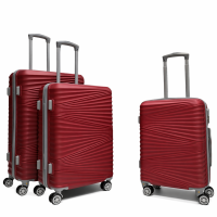 Βαλίτσες Σετ 3τμχ Μεγάλη / Μεσαία / Καμπίνας Μπορντο