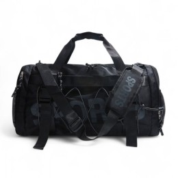 Playbags PS296 Σακ Βουαγιάζ 60x26x30cm – Αδιάβροχο, Ευρύχωρο & Ιδανικό για Γυμναστήριο και Ταξίδια, Μαυρο