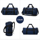 Playbags PS296 Σακ Βουαγιάζ 60x26x30cm – Αδιάβροχο, Ευρύχωρο & Ιδανικό για Γυμναστήριο και Ταξίδια, Μπλε/Σκουρο