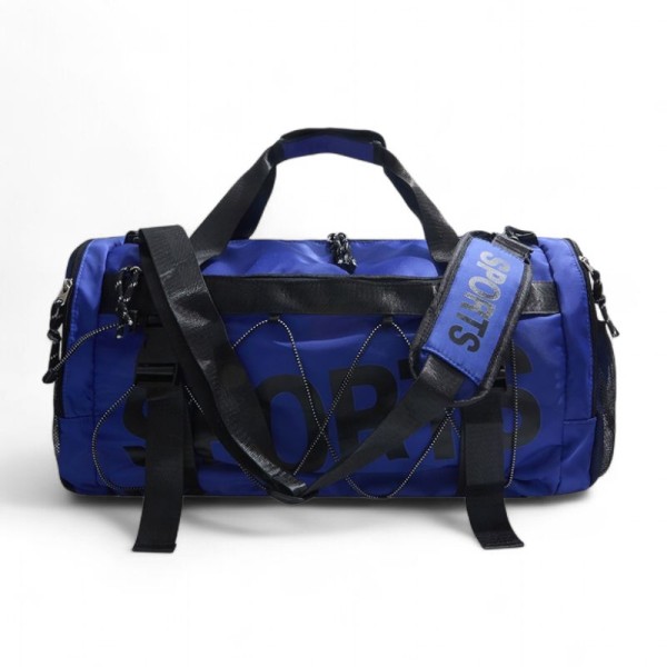 Playbags PS296 Σακ Βουαγιάζ 60x26x30cm – Αδιάβροχο, Ευρύχωρο & Ιδανικό για Γυμναστήριο και Ταξίδια, Μπλε