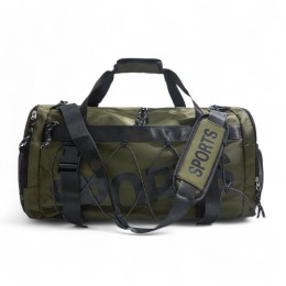 Playbags PS296 Σακ Βουαγιάζ 60x26x30cm – Αδιάβροχο, Ευρύχωρο & Ιδανικό για Γυμναστήριο και Ταξίδια, Πρασινο