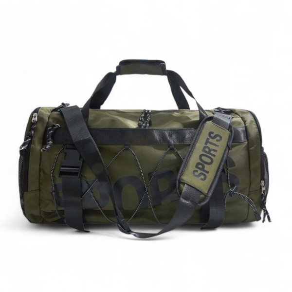 Playbags PS296 Σακ Βουαγιάζ 60x26x30cm – Αδιάβροχο, Ευρύχωρο & Ιδανικό για Γυμναστήριο και Ταξίδια, Πρασινο