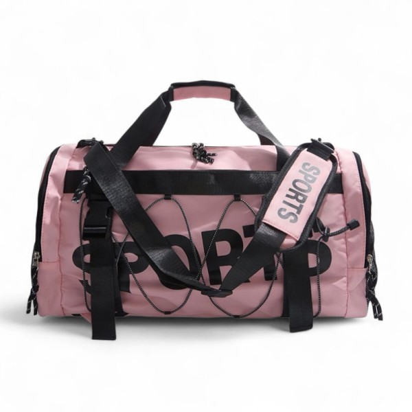 Playbags PS296 Σακ Βουαγιάζ 60x26x30cm – Αδιάβροχο, Ευρύχωρο & Ιδανικό για Γυμναστήριο και Ταξίδια, Ροζ