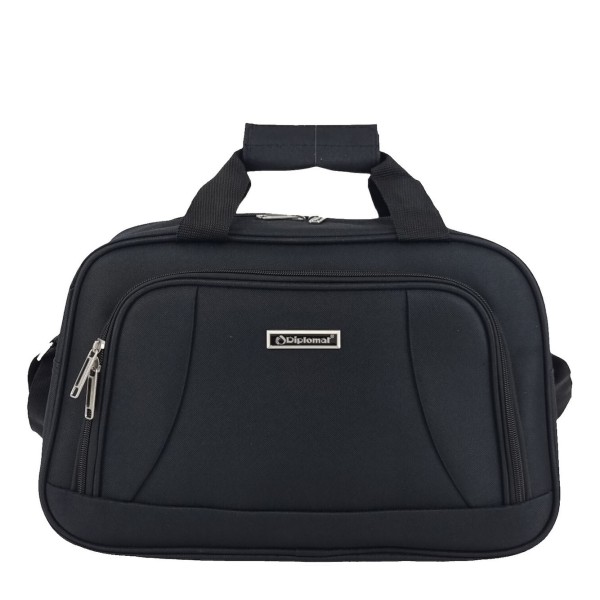 Diplomat Σακ Βουαγιάζ 18lt Μαύρο Υφασμάτινο 39.5×24.5×19.5 cm