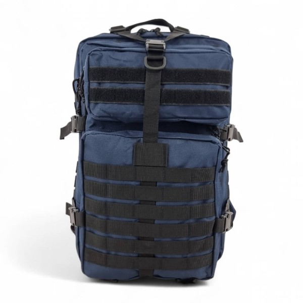 Tactical Σακίδιο Πλάτης Στρατιωτικού Τύπου 50x30x30cm 45lt MOLLE Laptop 15,6″ Mesh Πλάτη ΜΠΛΕ — PlayBags TK004