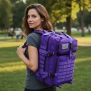 TACTICAL ΣΑΚΙΔΙΟ ΠΛΑΤΗΣ PLAYBAGS TK004 45LT 50×30×30CM ΣΤΡΑΤΙΩΤΙΚΟΥ ΤΥΠΟΥ ΜΩΒ