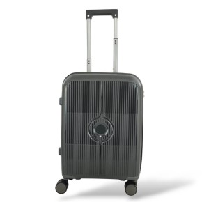 Σκληρή Βαλίτσα Καμπίνας Πολυπροπυλένιο PLAYBAGS BK007 (55x38x20) 38lt .Γκρι