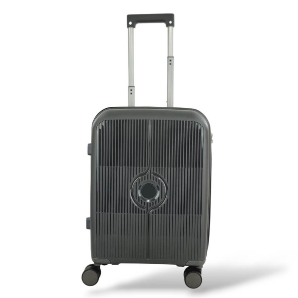 Σκληρή Βαλίτσα Καμπίνας Πολυπροπυλένιο PLAYBAGS BK007 (55x38x20) 38lt .Γκρι