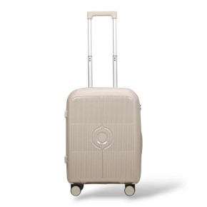 Σκληρή Βαλίτσα Καμπίνας Πολυπροπυλένιο PLAYBAGS BK007 (55x38x20) 38lt .Καμελ