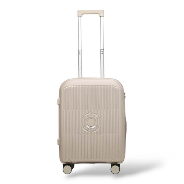 Σκληρή Βαλίτσα Καμπίνας Πολυπροπυλένιο PLAYBAGS BK007 (55x38x20) 38lt .Καμελ