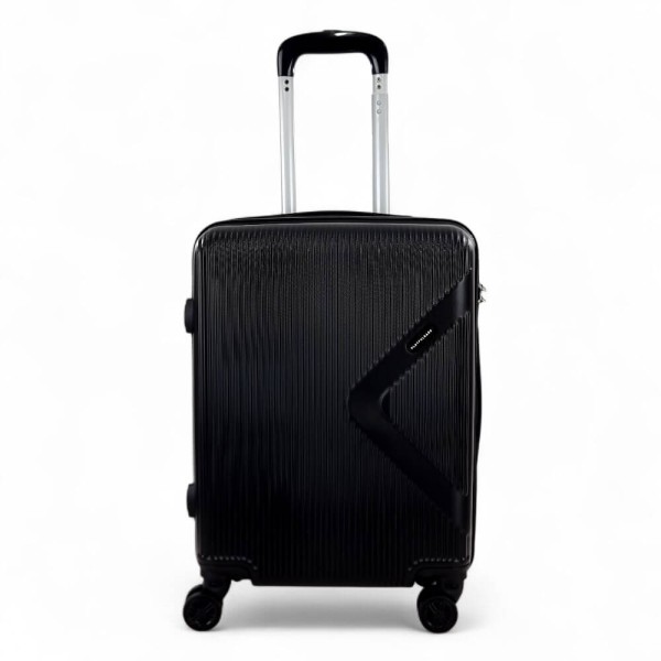 ΣΚΛΗΡΗ ΒΑΛΙΤΣΑ ΚΑΜΠΙΝΑΣ PLAYBAGS PS029-20 (55X40X20CM) – ΙΔΑΝΙΚΗ ΓΙΑ RYANAIR & LOW-COST ΠΤΗΣΕΙΣ. Μαυρο