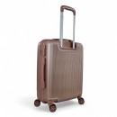 ΣΚΛΗΡΗ ΒΑΛΙΤΣΑ ΚΑΜΠΙΝΑΣ PLAYBAGS PS029-20 (55X40X20CM) – ΙΔΑΝΙΚΗ ΓΙΑ RYANAIR & LOW-COST ΠΤΗΣΕΙΣ. Ροζ/Χρυσο